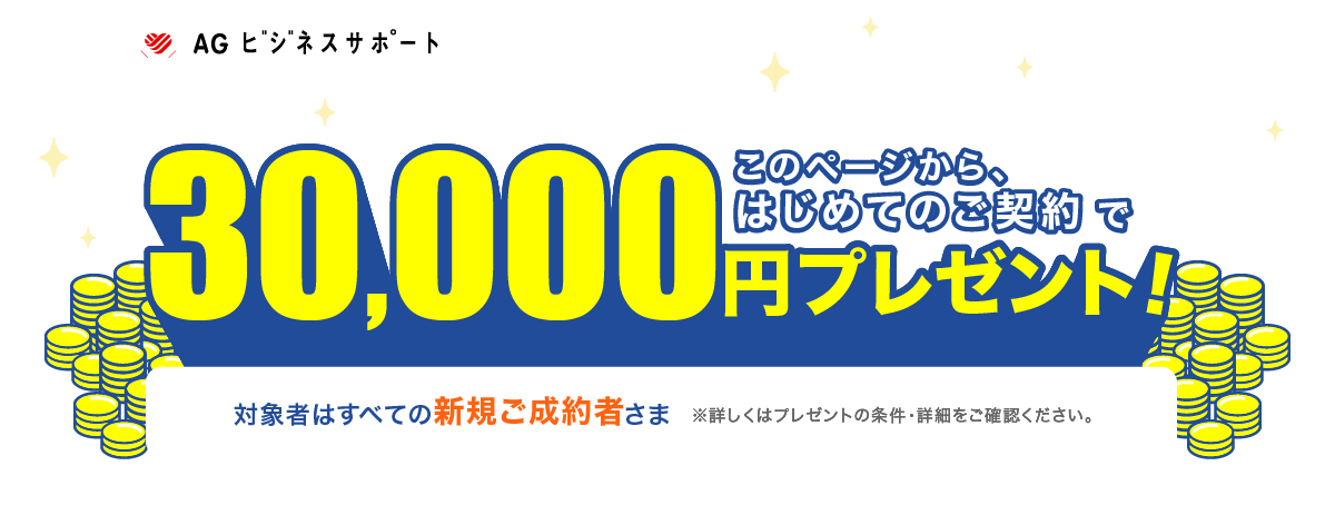 このページから、初めてのご契約で現金30,000円プレゼントキャンペーン。対象者：すべての新規ご成約者さま※詳しくはプレゼントの条件・詳細をご確認ください。期間：2023年12/28(木)～2024/3/31(日)